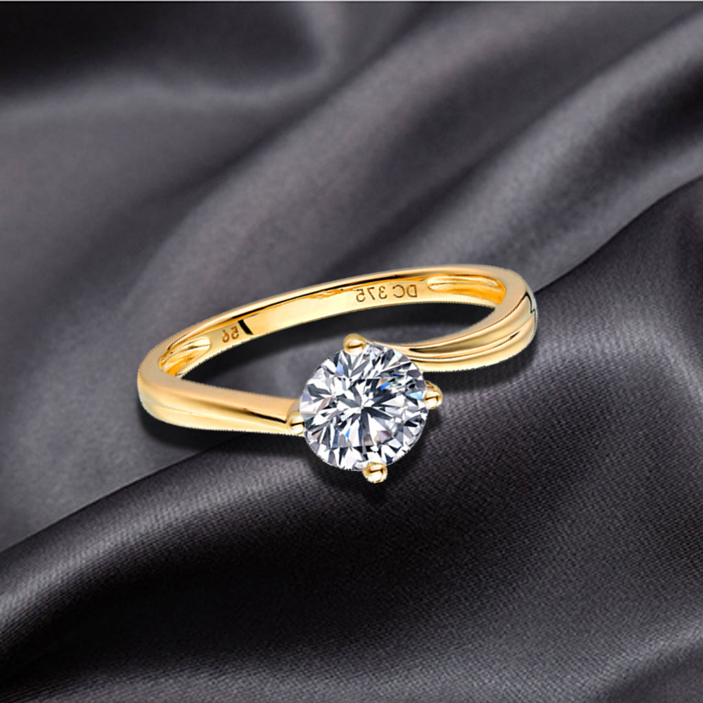 Aurum – Bold Embrace Halboffener Diamantring