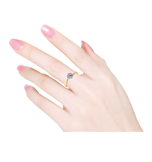Aurum – Bold Embrace Halboffener Diamantring